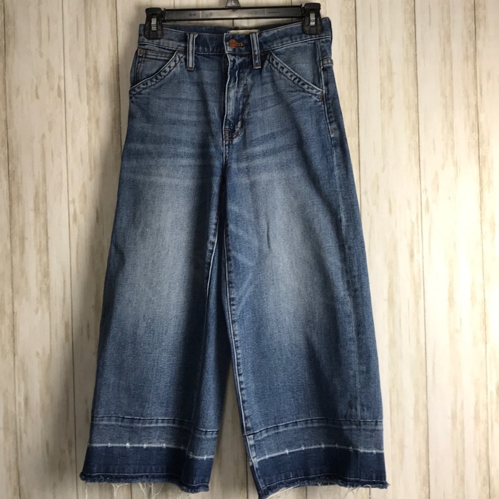 Madewell Wide Leg Crop Size 24